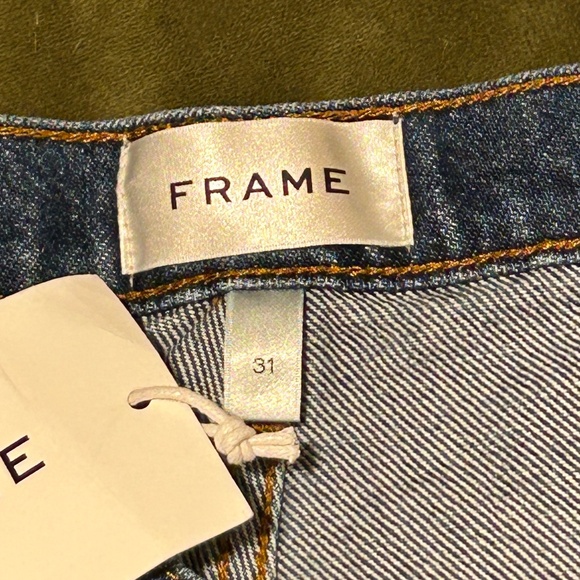 FRAME Denim The Seamed Etta Wide Leg Jean NWT - Size 31 - Picture 7 of 8